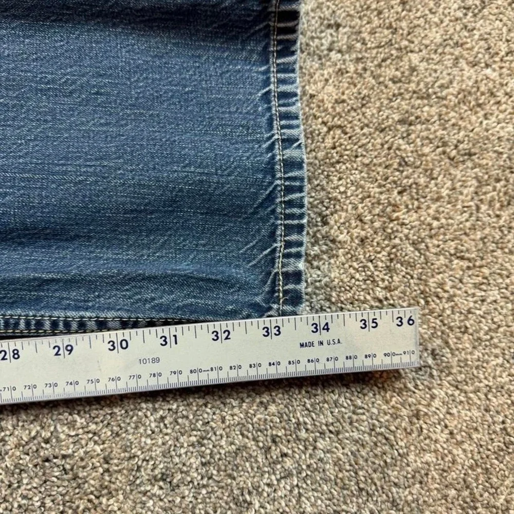Vintage Y2K Levi's silvertab baggy wide leg denim blue jeans size 36x34